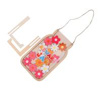 KICHOUSE Tarro Recompensa Madera con Fichas Margaritas para Niña Sistema Motivación Adaptable para Aula Hogar Seguimiento Tareas y Comportamiento Positivo