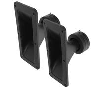 KICHOUSE Tweeters de Bocina Rectangulares para Conciertos Profesionales y Shows Extendidos, Diseño Compacto y Resistente a Impactos, 2 Piezas, Material PP