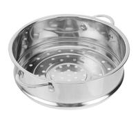 KICHOUSE Vaporera de Acero Inoxidable Calentamiento Uniforme para Cocinar al Vapor, Cesta Redonda y Drenaje Rápido, Adecuado para Pescado y Patatas en Casa o Restaurante