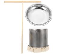 Kichvoe 1 juego de herramientas para panqueques, esparcidor de aceite de crepé, máquina de panqueques, esparcidor de madera, esparcidor de aceite de crepé, esparcidor de cepillo de aceite de crepé,