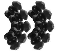 Kichvoe 10 Bolas Amortiguadoras de Goma Negra para Drone Gimbal, Antivibración y Mejora la Experiencia de Vuelo, Instalación Fácil y Estabilidad Garantizada