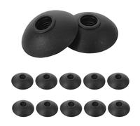 Kichvoe 12 Piezas Accesorios para Bastones de Senderismo Negros, Ligeros y Desmontables, Ideales para Trekking en Rutas Húmedas y Resbaladizas Soporte de Barro
