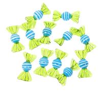 Kichvoe 12 Piezas de Adornos Artesanales de Dulces de Vidrio Pintado, Decoración Colorida para Escritorio y Hogar, Manualidades Vidrio de Colores, Estilo Mixto para Sala Varios estilos
