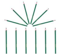 Kichvoe 12 Piezas Lápices de Cera Despegables, Lápiz Crayón de Cera para Sastrería, Verde, No Necesita Afilado, Marcado Preciso para Patronaje y Diseño de Ropa