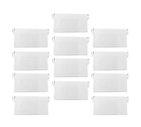Kichvoe 12 Piezas Pesas para Persianas Verticales de PVC en Color Blanco, Reemplazo Práctico y Fácil de Instalar para Listones Rotos, Accesorio Simple y Delicado para Cortinas Verticales