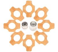 Kichvoe 1juego Caja de Moxibustión de Metal Portátil con Pegatinas Adhesivas para Terapia Térmica y Estimulación Corporal