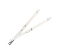 Kichvoe 2 bisagras de soporte para tapa plegable de acero inoxidable, bisagra giratoria para mesa plegable, soportes conectores para muebles de armario y escritorio, lado derecho de 10,24".