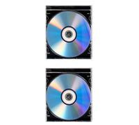 Kichvoe 2 de Discos DVD-r Vírgenes con Alta Capacidad de Almacenamiento, Grabables E Imprimibles, Estuche de Plástico para Videograbadora y Proyectos