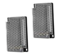 Kichvoe 2 Paneles Retrorreflectantes para Sensores Fotoeléctricos, Accesorio Efecto Reflectante de Alta Resistencia Intemperie, Diseño Ligero Compatible Sistemas de Haz Fotoeléctrico, Uso