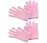 Kichvoe 2 Pares Guantes Hidratantes de Gel para Manos Tejido Elástico y Algodón, Ideales para Uso Nocturno y Tareas Domésticas, Protección Táctil para Mujeres y Hombres