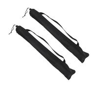 Kichvoe 2 Piezas Bolsa para Bate de Béisbol y Sóftbol de Poliéster Negro, Multipropósito Opciones de Transporte Manual y Mochila, Adecuado para Entrenamiento y Viajes