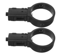 Kichvoe 2 Piezas Conectores de Manguito Negro para Escaleras Telescópicas de Abs, Fácil Instalación y Reemplazo Rápido, Accesorios para Uso Residencial y Mantenimiento Frecuente