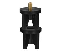 Kichvoe 2 Piezas Soporte para Persiana Enrollable, Cubierta de Persiana Enrollable, Plástico Negro, Compatibilidad, Fácil Reemplazo, para Oficina E Interior