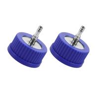 Kichvoe 2 Piezas Tapón para Botella de Fermentación con Doble Vía, Sello Fiable y Autoclavable, Material Metal y Plástico, para Matraz de Cultivo y Botella de Fermentación en Producción E