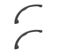 Kichvoe 2 Piezas Tira Anticolisión de Goma para Longboard y Skis, Protector de Bordes Negro Resistente Que Protege contra Impactos y Abrasiones en Deportes al Aire Libre