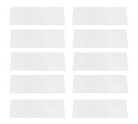 Kichvoe 20 Piezas Tarjetas de Nombre para Mesa Acrílicas Transparentes con Soporte Señales Vacías para Bodas Reutilizables y Fáciles de Escribir para Centros de Mesa y Exhibición Eventos