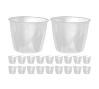 Kichvoe 20 tazas medidoras de arroz transparentes de 160 ml, de polipropileno, de repuesto para ollas arroceras, para medir ingredientes secos y líquidos en la cocina.