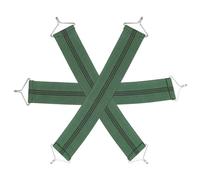 Kichvoe 3 Correas de Reparación Elásticas para Silla de Eslinga, Kit de Repuesto Resistente y Reforzado en Color Verde, Accesorios para Reparación y Uso en Sillas de Patio y Jardín