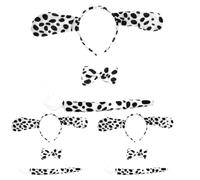 Kichvoe 3 Juegos Diadema De Animales Disfraces De Perros para Niños Girl Clothing Disfraz De Dálmata Ni?os Adultos Orejas De Dálmata Diadema De Perro Traje De Conejo Bebé Oído