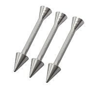 Kichvoe 3 Piezas Pastel De Uñas De Boquillas De Tubería Cono De Tubería De Aluminio Magdalenas De Chocolate Consejos para Decorar Cupcakes Palos De Flores Rosas Aguja De Flor Pastelería
