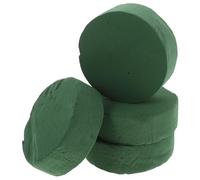 Kichvoe 4 Piezas de Ladrillos de Espuma Floral Redonda 12 Cm Absorción Rápida para Arreglos DIY en Bodas, Manualidades y Decoración Espumas Verdes y Secas