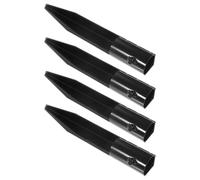 Kichvoe 4 Piezas Estaca de Repuesto de Hierro Negro, 1.25 Pulgadas | Postes 1.25 Pulgadas, Montaje sin Herramientas, Jardín y Senderos, Uso en Patio Color Aleatorio