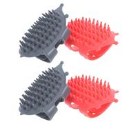 Kichvoe 4 Piezas Rascador para Gatos en Forma de Gato Diseño de Doble Función sin Necesidad de Taladro, Material Abs, Adecuado para Esquinas de Sofá y Pared en Dormitorio o Sala