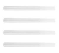 Kichvoe 4 Piezas Rotuladores de Pintura al Óleo Recargables, Bolígrafos de Retoque de Pintura, Punta Extrafina 0,7mm, Blanco, Aluminio y Plástico, para Reparación de Muebles, Coches y