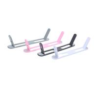 Kichvoe 4 Piezas Soporte Portátil para Portátil Disipación de Calor Mejorada, Material Plástico, Diseño Plegable Adecuado para Estación de Trabajo y Cama