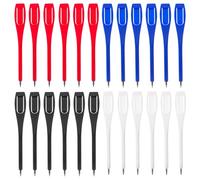 Kichvoe 40 Uds Lápices de Puntuación de Golf 2b Colores Pequeños Accesorios de Golf Herramienta de Escritura para Partidas y Práctica Deportiva