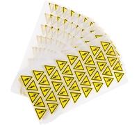 Kichvoe 400 Etiquetas Autoadhesivas Señal de Riesgo Eléctrico Triangular 2,5x2,5 Cm Pegatinas Impermeables para Caja Eléctrica Interior y Exterior Símbolo de Peligro