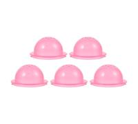 Kichvoe 5 Tapones Externos de Plástico para Hámster, Accesorios Fáciles de Instalar para Jaulas, Ideales para Laberintos DIY Fuera Jaula, Color Rosa