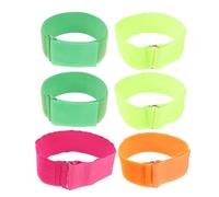 Kichvoe 6 Bandas de Carrera de Tres Patas: Cuerdas de Nailon Ajustables, Correas Elásticas para Juegos de Relevos Infantiles, Colores