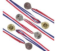Kichvoe 6 Piezas Medalla de Premio, Aleación, Simple y Fácil de Llevar | Juegos Escolares y Recreativos, Significado Conmemorativo, Estilo Conveniente, Apta para Adultos