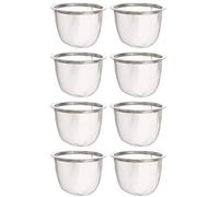 Kichvoe 8 Piezas Tamices De Harina Filtro De Especias Colador De Té De Malla Filtro De Té De Acero Inoxidable Difusor De Intervalo De Té Drenaje De Té Titular De Tamiz De Té Filtrar Tetera