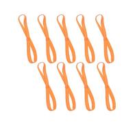 Kichvoe 9 Diademas Deportivas Elásticas Antideslizantes para Correr y Yoga, Banda Cabello Unisex, Color Naranja, Tamaño Mediano, Pack 9 Unidades, Suministros de Yoga Deportivo