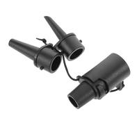 Kichvoe Adaptador y Uso Versátil Negro de Nylon de Bomba de Aire Múltiples Aplicaciones para Colchones Inflables y Aros de Natación