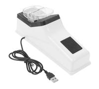 Kichvoe Afilador de Cuchillos Eléctrico USB Rápido para Cocina, Herramienta de Afilado para Tijeras y Cortadores, Diseño Antideslizante y Ergonómico, Adecuado para Uso Doméstico