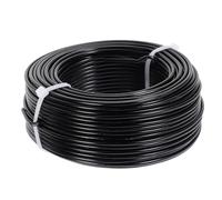 Kichvoe Alambre de Aluminio Flexible de 3 Mm, Rollo Grande Negro para Manualidades y Bisutería, Alambre para Esculpir Joyas y Abalorios, Adecuado para Pulseras y Pendientes DIY