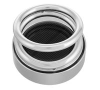 Kichvoe Ambientador para Coche con Suspensión de Doble Anillo y Diseño Moderno en Aleación de Aluminio para Difusión de Fragancia y Fácil Instalación