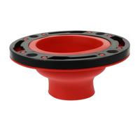 Kichvoe Anillo de Sellado del Inodoro de Silicona Rojo, Sellador de Base de Inodoro para Tuberías de Desagüe de 8-10cm, Junta de Sellado para Wc, Efecto Antifugas