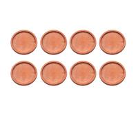 Kichvoe Bases Diámetro Exterior 35mm 20 Color Café de Madera Redondas E Interior 30mm, Bandejas Retro para Joyería DIY para Manualidades y Colgantes