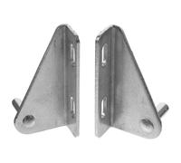 Kichvoe Bisagras para Puerta de Congelador y Refrigerador 2 Piezas 2.95X1.49X0.98 Pulgadas de Acero Inoxidable Instalación Sencilla para Reparación en Neveras Pequeñas