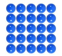 Kichvoe Bolas de Plástico para Sorteo de Rifa 3 Cm Abiertas, 25 Piezas Azules, sin Costura, Accesorios para Juegos de Fiesta y Eventos Sociales