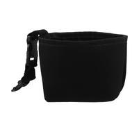 Kichvoe Bolsa de Limpieza de Golf Portátil de Neopreno con Clip Negro | Protección contra Clima, Estructura Colgante Desmontable, Secado Rápido, para Palo y Bola en Golf