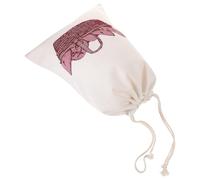 Kichvoe Bolsa de Pan Reutilizable Fácil de Llevar de Lino Cordón Diseño Sencillo Beige para Almacenamiento Hogar y Dormitorios
