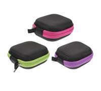 Kichvoe Bolsa de Viaje para Aceites Esenciales 3 Piezas de Tela Oxford Resistente a Golpes y Caídas Adecuado para Almacenar Botellas de Perfume y Cosméticos en Viajes Color Aleatorio