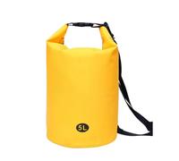 Kichvoe Bolsa Flotante de Agua de 5l de PVC para Surf y Paddle | Ligera y Estanca, Guarda Objetos Personales, Color Amarillo, Uso en Deportes Acuáticos y Emergencias