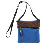 Kichvoe Bolsa Transpirable para Reptiles y Pequeños Roedores, Soporte Portátil Correa Ajustable, Material de Algodón Resistente al Desgaste, Tamaño Compacto para Viajes al Color Aleatorio