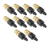 Kichvoe Boquilla de Cobre Pulverizadora Atomizadora Ajustable 4/7 para Riego Automático en Invernadero Capacidad 0.7-0.9 Litros por Minuto y Aspersor Desmontable